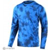 Cyklistický dres Troy Lee Designs Skyline pánský dlouhý rukáv Tie Dye/slate blue