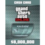 Grand Theft Auto Online Megalodon Shark Cash Card 8,000,000$ – Zboží Mobilmania