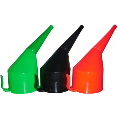 MALWA (Poland) Trychtýř plastový šikmý červený - prů.13cm s držákem, 83097 – Zboží Mobilmania