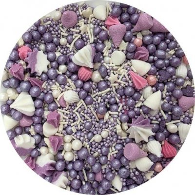 Cukrové zdobení Fialová krása 80g - I LOVE CAKES – Hledejceny.cz