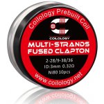 Coilology předmotané spirálky pro DL Multi Strands Fused Clapton Ni80 NiChrome 10ks 0,32 ohm – Hledejceny.cz