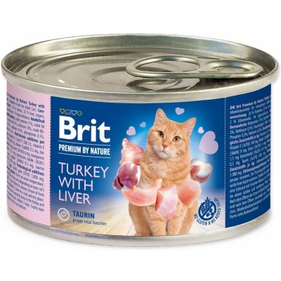 Brit Premium Cat Turkey with Liver 0,2 kg