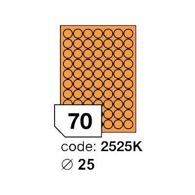 Rayfilm 25 mm 300 archů, fluo oranžová, R0133.2525KD – Zboží Mobilmania