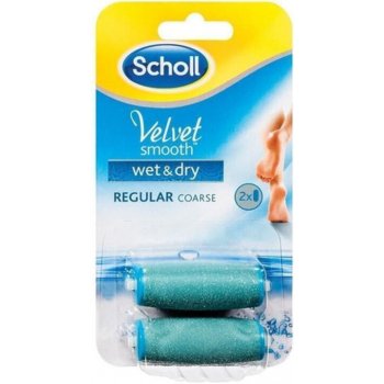 Scholl Velvet Smooth náhradní hlavice jemně drsná s mořskými minerály 2 ks