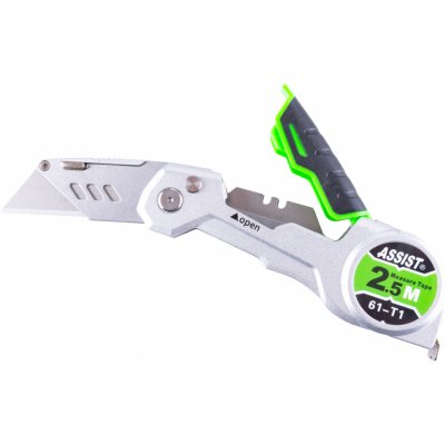 Nůž kovový s metrem 2,5m, výměnný břit, Asist – Zbozi.Blesk.cz