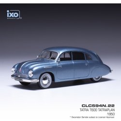 IXO Tatra T600 Tatraplan 1950 Modrá 1:43