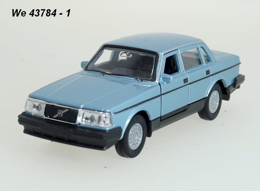 Welly Volvo 240 GL modré code 43784 modely aut 1:34