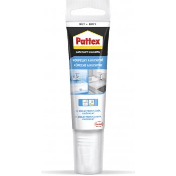 PATTEX Koupelny a kuchyně sanitární silikon 280g bílý