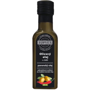 Topvet Panenský Olivovy olej s chilli 100 ml