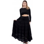 Aditi kolová sukně s krajkou černá – Sleviste.cz