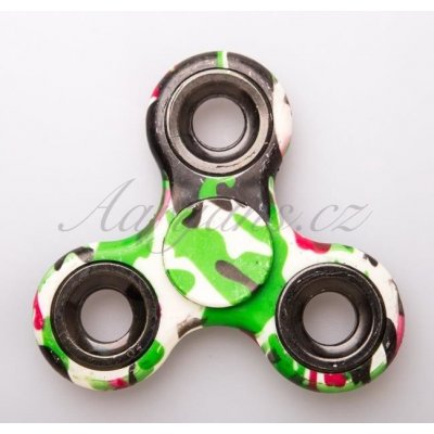 Fidget Spinner maskáčový zelený