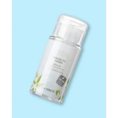 The Saem Healing Tea Garden White Tea odličovač očí a rtů pro citlivou pleť 150 ml – Hledejceny.cz