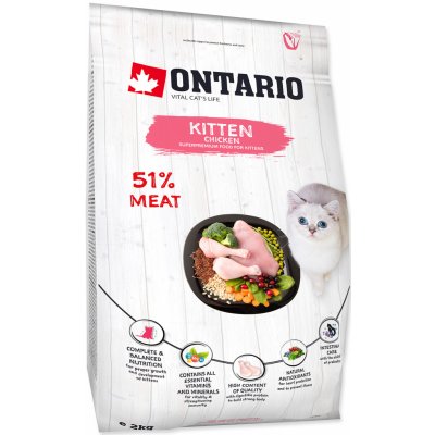 Ontario Kitten Chicken 2 kg – Sleviste.cz