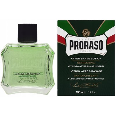 PRORASO Osvěžující voda po holení Eukalyptus linie zelená 100 ml – Zboží Dáma