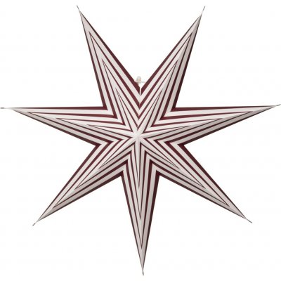 Papírová hvězda průměr 60 cm Star Trading Cotton - červená – Hledejceny.cz