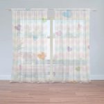 Záclony Barevná srdíčka: 2 ks - 150x250 cm - Sablio – Hledejceny.cz