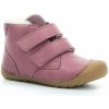 Dětské kotníkové boty Bundgaard Petit Mid Winter Strap WS zimní barefoot boty dark rose