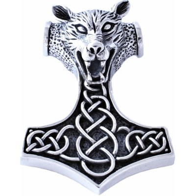 Vorlové Šperky Stříbrný přívěsek Thorovo kladivo PR513