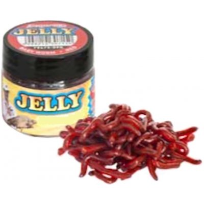 BENZAR MIX Umělí červi Jelly Baits Bloodworm Červená 30ml – Zboží Mobilmania