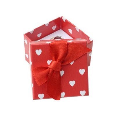 Šperky4U Malá dárková krabička na prsten červená KR0363-R – Zboží Dáma