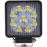 LED světlo hranaté, 9x3W, ECE R10/R23 – Zboží Mobilmania