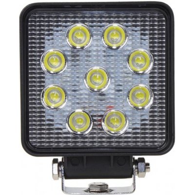 LED světlo hranaté, 9x3W, ECE R10/R23 – Zboží Mobilmania