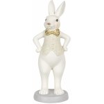 Dekorace králičí chlapec se zlatým motýlkem 9*8*20 cm – Hledejceny.cz