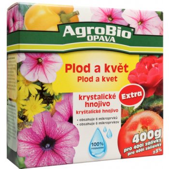 AgroBio Krystalické hnojivo Extra Plod a květ 400 g