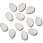 Dekorace - Vejce plast 6cm bílá – Hledejceny.cz