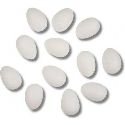 Dekorace - Vejce plast 6cm bílá – Hledejceny.cz