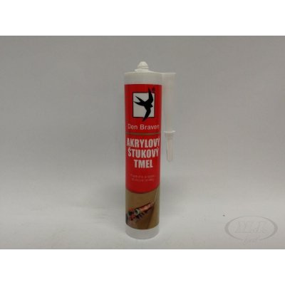 Den Braven Tmel akrylový štukový, bílý 310ml – Hledejceny.cz