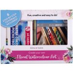 Sada Floral Watercolour - startovací sada pro malbu akvarelem – Sleviste.cz