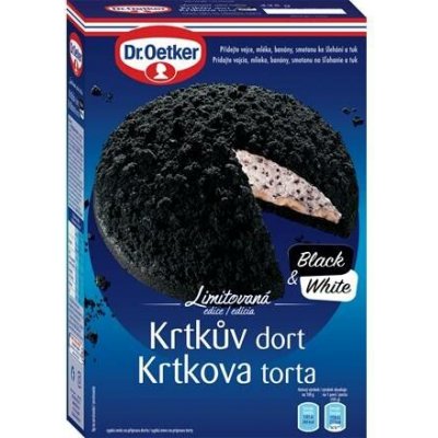 Krtkův dort Black&White 435g Dr. Oetker – Hledejceny.cz