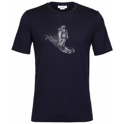 Icebreaker Mens Tech Lite II SS Tee Skiing Yeti midnight navy – Hledejceny.cz