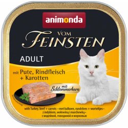 Animonda Vom Feinsten Adult krůta hovězí maso mrkev 32 x 100 g