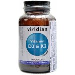 Viridian Vitamin D3 and K2 90 kapslí – Hledejceny.cz