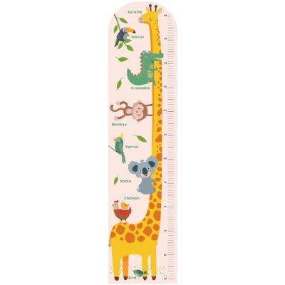 Wiky dětský metr na zeď pěnový žirafa 120 cm – Zboží Dáma