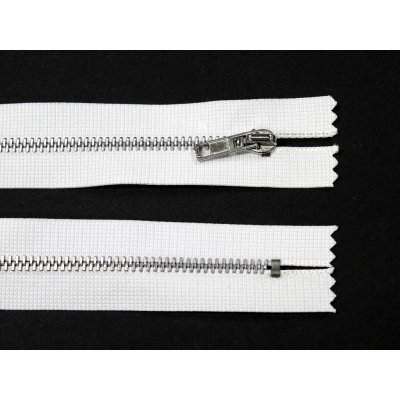 WICO Kovový zip no.3 nerozepínací 14cm bílý (stříbrné zoubky) – Hledejceny.cz