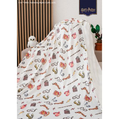 MKLuzkoviny.cz deka mikroplyš Harry Potter Nebelvír 1 150x200 – Zboží Dáma