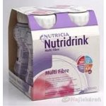 NUTRIDRINK MULTI FIBRE S PŘÍCHUTÍ JAHODOVOU POR SOL 4X200ML – Hledejceny.cz