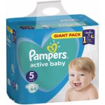 Pampers Active Baby 5 64 ks – Hledejceny.cz