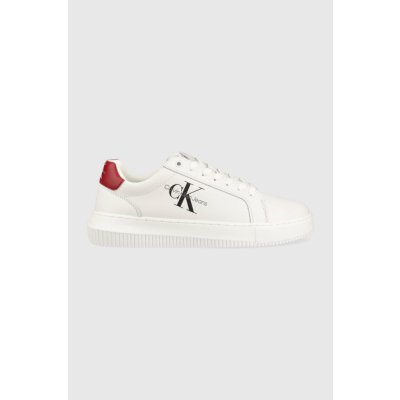 Calvin Klein Jeans YM0YM00681 CHUNKY CUPSOLE Mono LOGO bílé – Zboží Mobilmania