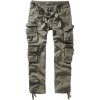 Army a lovecké kalhoty a šortky Kalhoty Brandit Pure Slim Fit olivově zelené