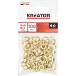 Nýtovací očka mosaz 4,5mm 100ks KREATOR KRTH62502 – Sleviste.cz