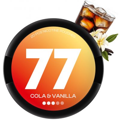 77 Pouches Cola & Vanilla 20 mg 20 sáčků – Zboží Dáma