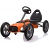 Šlapadlo Go-kart Dětská šlapací motokára Baby Mix Buggy oranžová