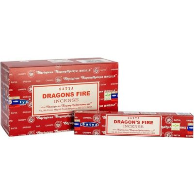 Schrinivas Satya vonné tyčinky Dragons Fire 15 g – Hledejceny.cz