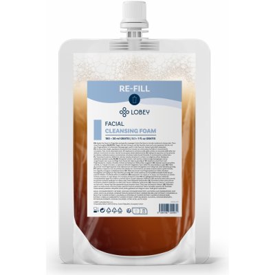 Lobey obličejová mycí pěna 150 ml + 30 ml náhradní náplň – Zboží Dáma