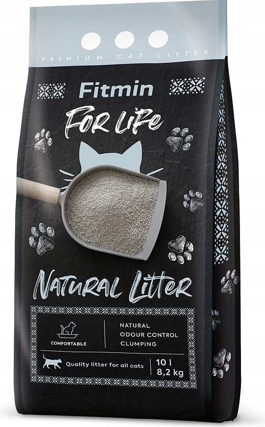 Fitmin Cat For Life kočkolit Natural Litter Plus 10 l/8,6 kg