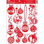 Okenní fólie MFP Paper vánoce glitr VA013 30x42cm – Hledejceny.cz